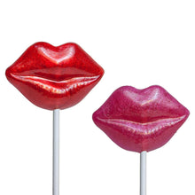Load image into Gallery viewer, Glitter Lip Lollipops - Red &amp; Pink
