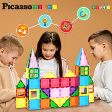 Load image into Gallery viewer, PicassoTiles 101pc Magnetic Tile Building Blocks
