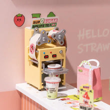 Load image into Gallery viewer, DIY Miniature House Kit: Double Joy Bubble Tea
