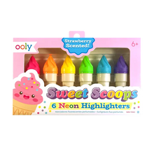 Load image into Gallery viewer, Sweet Scoops: Neon Highlighters - Strawberry Scent
