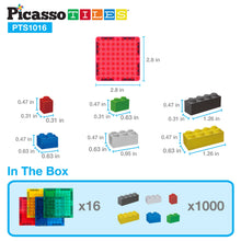 Load image into Gallery viewer, 1016 Piece Magnetic Brick Tiles &amp; Bricks
