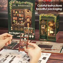 Load image into Gallery viewer, DIY Book Nook Kit: Owl Bookstore
