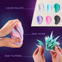 Load image into Gallery viewer, OKTO Manga Elements — Air — 3D Clay Canvas Kit (11.8×15.7 in) — Ages 10+
