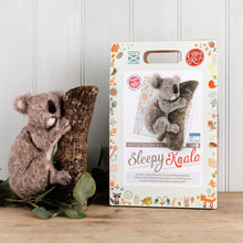 Load image into Gallery viewer, Sleepy Koala Needle Felting Craft Kit
