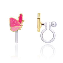 Load image into Gallery viewer, CLIP ON Cutie Earrings- Glitter Butterfly
