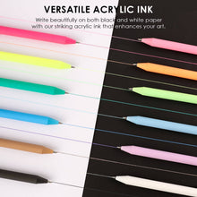 Load image into Gallery viewer, Retractable Colorflow Acrylic Gel Pen Set of 12
