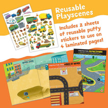 Load image into Gallery viewer, Build It! Construction Sticker Activity Book
