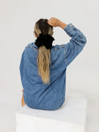 JUMBO SCRUNCHIE BLACK