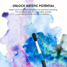 Load image into Gallery viewer, Watercolor Pocket Set Of 12 With Brush - Landscape Colors

