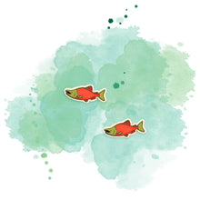 Load image into Gallery viewer, Salmon Earrings
