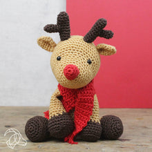 Load image into Gallery viewer, DIY Crochet Kit - Rudolf Reindeer
