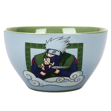 Load image into Gallery viewer, Naruto Kakashi 20 oz Ramen Bowl With Chopsticks
