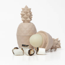 Load image into Gallery viewer, Cream Pineapple Lip Balm Natural: Cream / Marshmallow / Clear Box PEGGABLE
