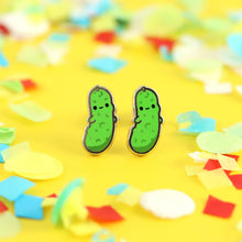 Load image into Gallery viewer, Pickle Earrings
