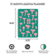 Load image into Gallery viewer, 2025 Shroom Silhouettes Agatha Planner
