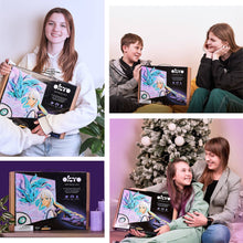 Load image into Gallery viewer, OKTO Manga Elements — Air — 3D Clay Canvas Kit (11.8×15.7 in) — Ages 10+
