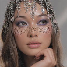 Load image into Gallery viewer, Twilight Bat Glitter Freckles— Halloween Makeup

