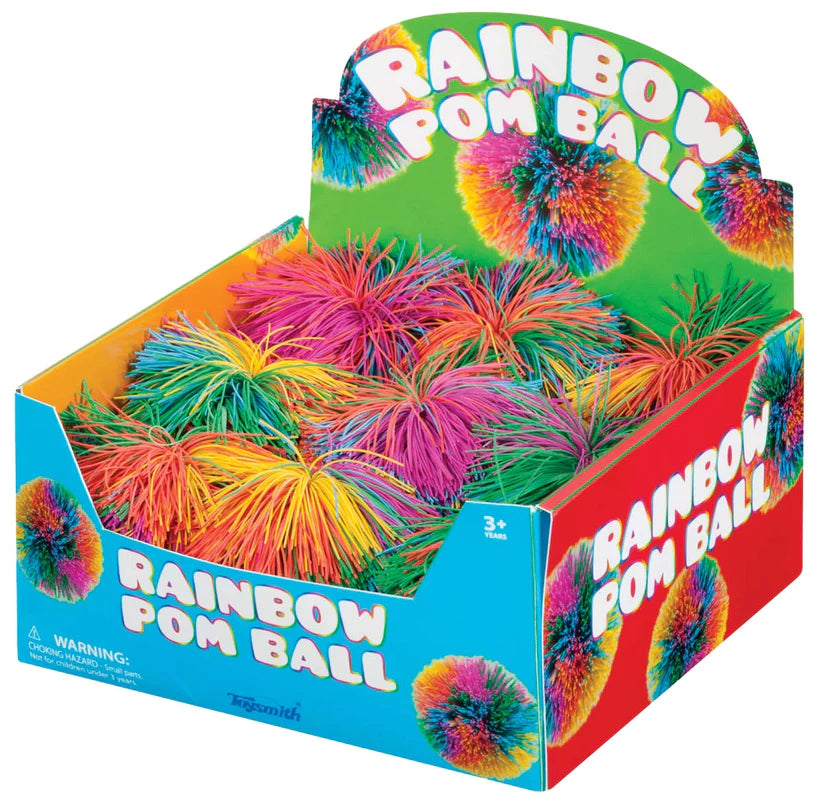 Rainbow Pom Ball