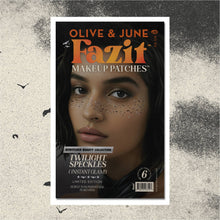 Load image into Gallery viewer, Twilight Bat Glitter Freckles— Halloween Makeup
