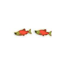 Load image into Gallery viewer, Salmon Earrings

