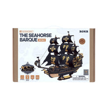 Load image into Gallery viewer, DIY Wooden Puzzle: The Seahorse Barque
