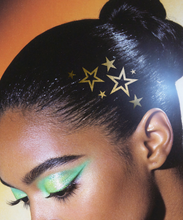 Load image into Gallery viewer, Golden Stars Hair Tattoo for Game day &amp; Halloween: 6
