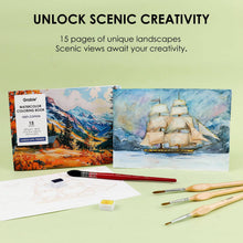Load image into Gallery viewer, Landscape-Themed Watercolor Coloring Club Box
