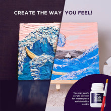 Load image into Gallery viewer, OKTO Sensory Art 3D Painting “The Great Wave of Kanagawa” 

