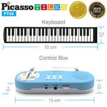Load image into Gallery viewer, 49-Key Flexible Roll-Up Educational Piano Keyboard
