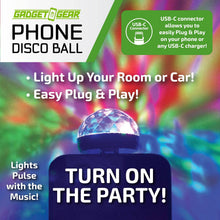 Load image into Gallery viewer, Mood Light USB-C Phone Disco Ball
