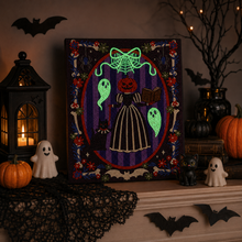 Load image into Gallery viewer, Halloween Diamond Art Kit | Headless Hostess | DIY
