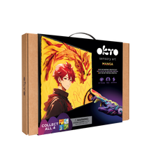 Load image into Gallery viewer, OKTO Manga Elements — Fire — 3D Clay Canvas Kit
