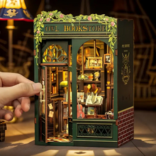 Load image into Gallery viewer, DIY Book Nook Kit: Owl Bookstore
