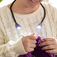 Load image into Gallery viewer, Dual Headed LED Adjustable Gooseneck Light; Crafts &amp; Reading
