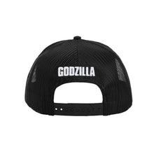 Load image into Gallery viewer, Godzilla Monster In White Square Black Trucker Hat
