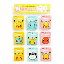 Load image into Gallery viewer, Pokemon Characters Big Face Epoxy Deco Sticker Pack
