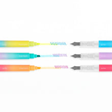 Load image into Gallery viewer, Writer's Duo Double-Ended Fountain Pens + Highlighters

