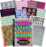 2,000+ Alphabet Sticker Book