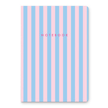 Load image into Gallery viewer, Cotton Candy Stripes Keri Notebook
