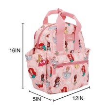 Load image into Gallery viewer, Disney Princesses All-Over Print 16” Toddler Backpack For Preschool, Daycare, And Travel
