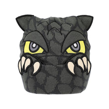 Load image into Gallery viewer, Godzilla Peekaboo Claws Gray Cuff Beanie
