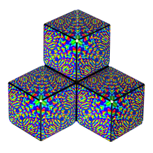Load image into Gallery viewer, Shashibo Blue Crystal Magnetic Puzzle Cube STEM STEAM MESH
