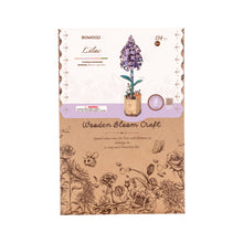 Load image into Gallery viewer, 3D Wooden Flower Puzzle: Lilac
