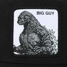 Load image into Gallery viewer, Godzilla Monster In White Square Black Trucker Hat
