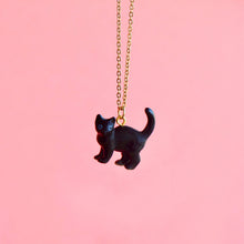 Load image into Gallery viewer, Black Cat Necklace
