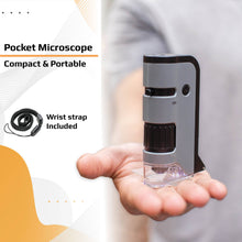 Load image into Gallery viewer, 100x-250x LED High Power Pocket Microscope w/ Phone Adapter
