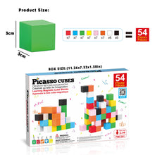 Load image into Gallery viewer, Magnet Cube Building Blocks 54 Pieces 1.2
