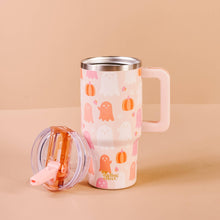 Load image into Gallery viewer, 20 oz Lifestyle Flip Straw Tumbler-Ghost Party
