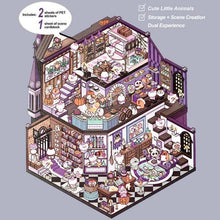 Load image into Gallery viewer, Studio Art Moodioma Kawaii Sticker Story Scene Kit: Flying Castle (313 Stickers)
