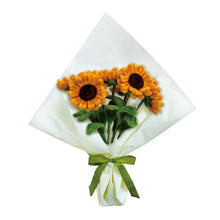 Load image into Gallery viewer, DIY Chenille Flower Bouquet Kit – Sunflower
